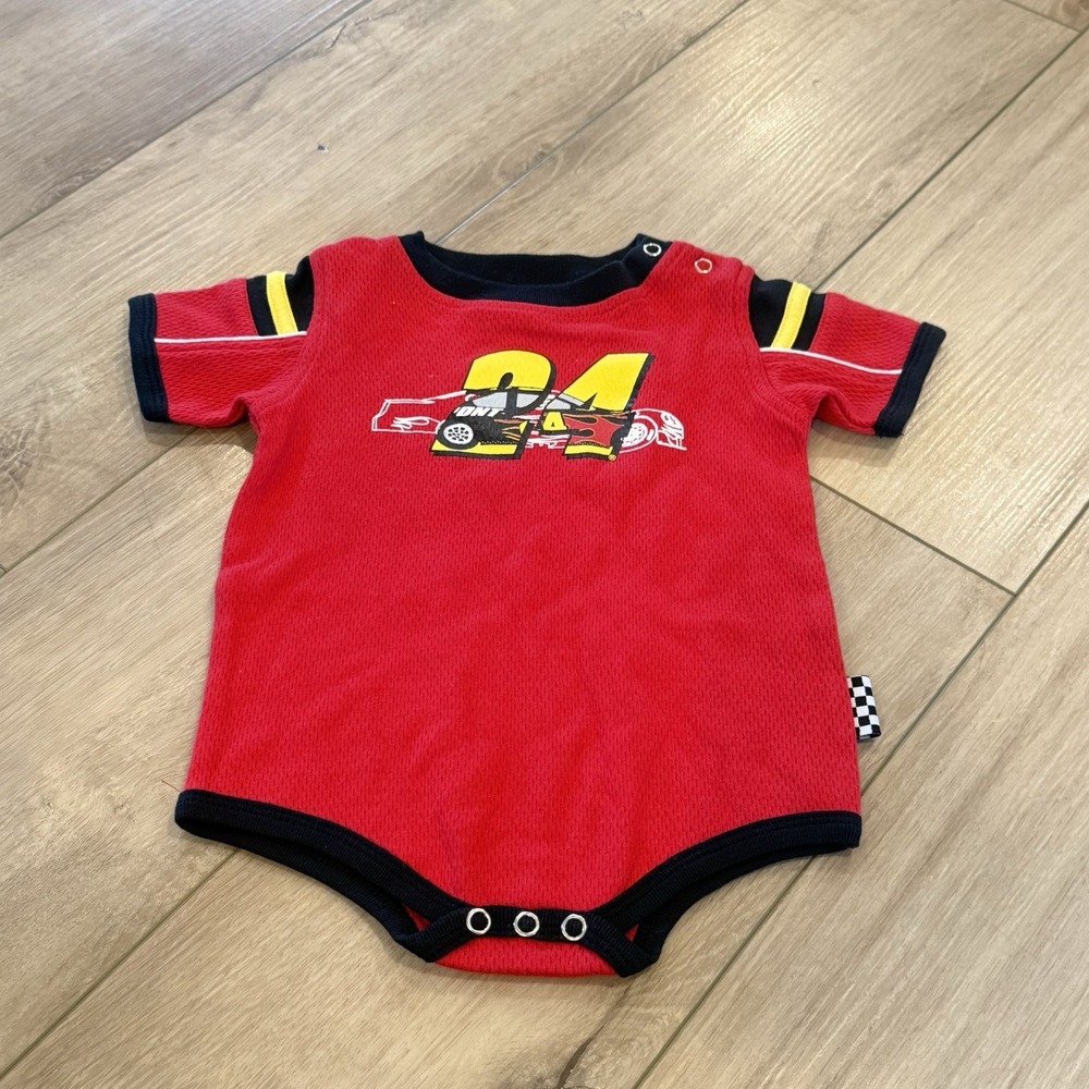 Vintage Jeff Gordon Bodysuit NASCAR 12 Months Chase Authentics 90s Racing Red